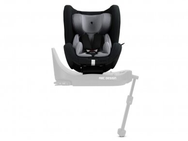 ABC Design Lily i - size 0-18kg (45 - 105cm) GRAPHITE WITH ISOFIX BASE 4