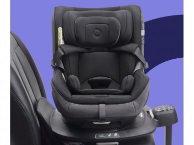 Automobilinė kėdutė Bugaboo OWL by NUNA 0-18kg su ISOFIX baze Mineral washed black 7