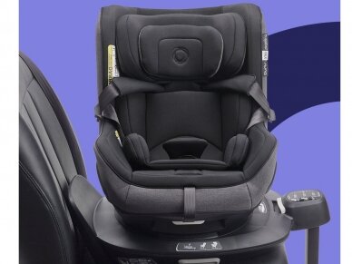 Automobilinė kėdutė Bugaboo OWL by NUNA 0-18kg su isofix baze Mineral grey 9