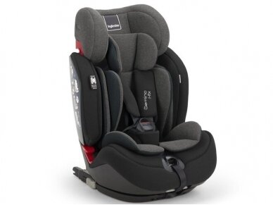 Automobilinė kėdutė Inglesina Gemino i-size Vulcan Black 9-36kg 1/2/3gr.