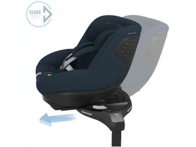 Automobilinė kėdutė Maxi Cosi Pearl 360 Pro Authentic Cognac su isofix baze 10