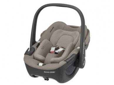 Automobilinė kėdutė Maxi cosi Pebble 360 Twillic Truffle 0-13kg + ISOFIX MAXI COSI FAMILYFIX 360