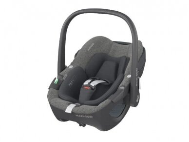 Automobilinė kėdutė Maxi cosi Pebble 360 Select grey 0-13kg + ISOFIX MAXI COSI FAMILYFIX 360