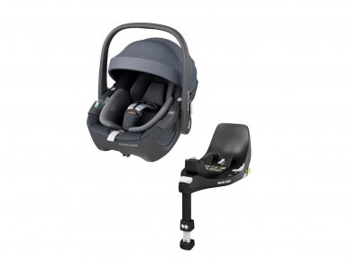 Car seat Maxi cosi Pebble 360 Essential Graphite 0-13kg + Familyfix 360 izofix bazė