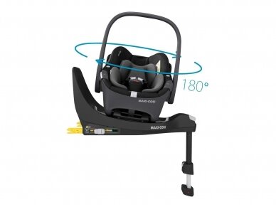 Automobilinė kėdutė Maxi cosi Pebble 360 Twillic Truffle 0-13kg 2