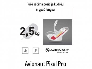 AVIONAUT PIXEL PRO automobilinė kėdutė Navy 0-13 kg 1