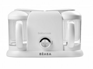 BEABA BABYCOOK DUO White Silver trintuvas garintuvas