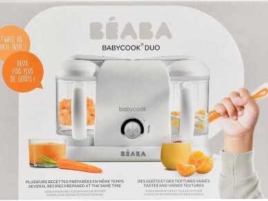 BEABA BABYCOOK DUO White Silver trintuvas garintuvas 3