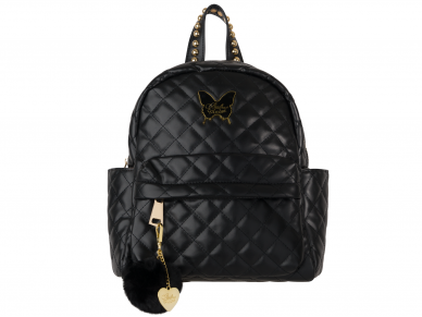 Bjallra mamos ir dukrytės kuprinė Quilted Black