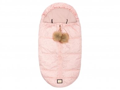 Lightweigh footmuff  Pink Gold Dust