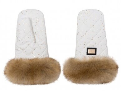 Bjallra of Sweden handmuff White gold dust