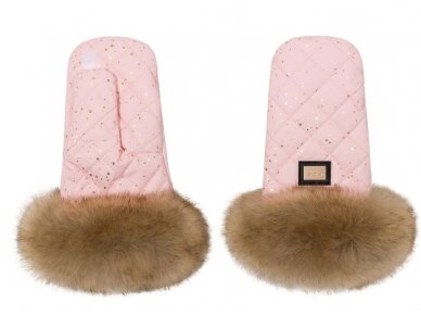 Bjallra of Sweden handmuff Pink gold dust