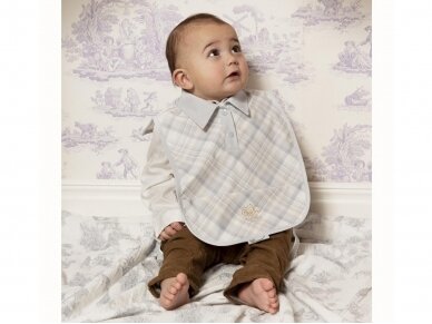 Bjallra  of Sweden (Швеция) нагрудник Bib Grey Classic Collection 1