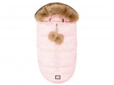 Bjallra of Sweden Footmuff Pink Gold dust big