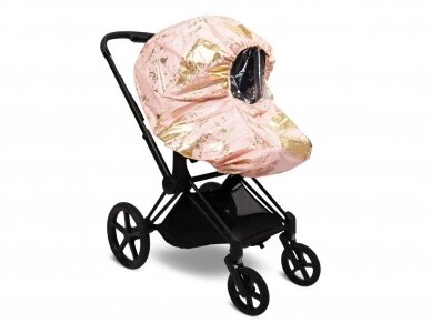 Stroller raincover Pink Golden