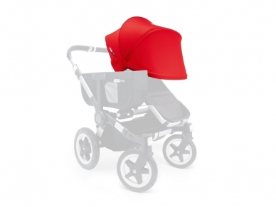 Bugaboo Donkey universalus stogelis su lopšio užklotu Red 1