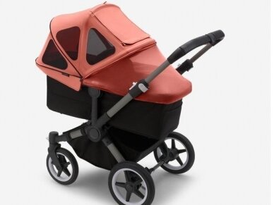 Bugaboo Donkey breezy sun canopy Sunrise red 3