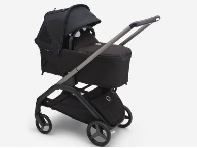 Bugaboo Dragonfly vasaros stogelis / breezy sun canopy  Midnight black 3