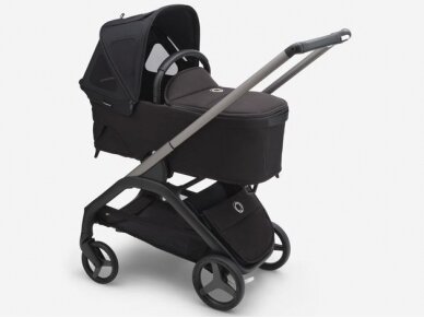 Bugaboo Dragonfly vasaros stogelis / breezy sun canopy  Midnight black 1