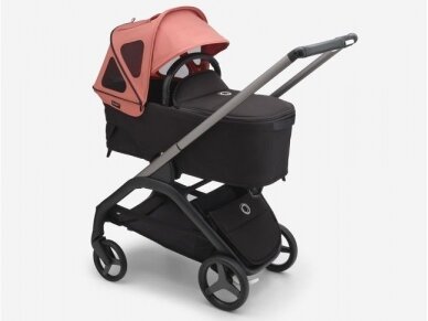 Bugaboo Dragonfly vasaros stogelis / breezy sun canopy  Sunrise red 1