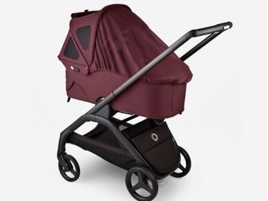 Bugaboo Dragonfly vasaros stogelis / breezy sun canopy  Dark Cherry Red 2