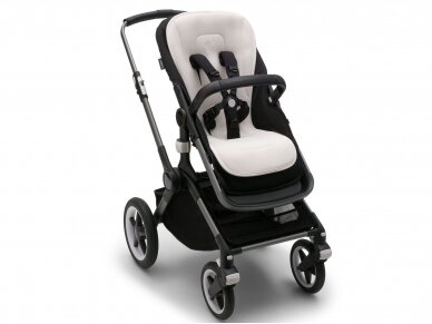 Bugaboo Fox / Donkey / Cameleon / Bee / Buffalo įdėklas / breezy seat liner FRESH WHITE 1