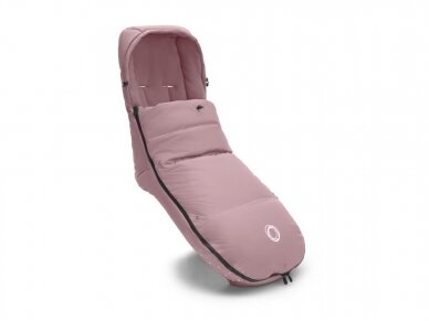 Bugaboo vežimėliams skirtas pūkinis žiemos vokelis, mova Performance Dune Pink