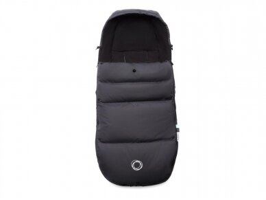 Bugaboo vežimėliams skirtas pūkinis žiemos vokelis, mova Performance Midnight Black 1