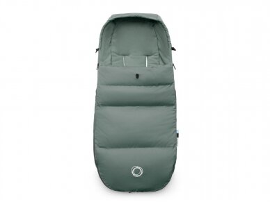 Bugaboo vežimėliams skirtas pūkinis žiemos vokelis, mova Performance Pine Green 1