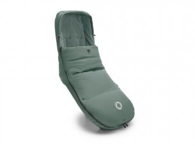 Bugaboo vežimėliams skirtas pūkinis žiemos vokelis, mova Performance Pine Green