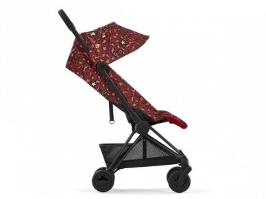 Cybex Coya stroller Rockstar Rosenrot Red, Matt Black frame 3