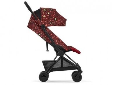 Cybex Coya stroller Rockstar Rosenrot Red, Matt Black frame 4