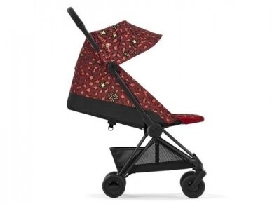 Cybex Coya stroller Rockstar Rosenrot Red, Matt Black frame 1