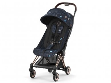 Cybex Coya stroller Jewels of Nature Blue, Rosegold frame