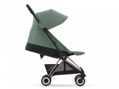 Cybex Coya stroller Leaf Green, frame rose gold 3