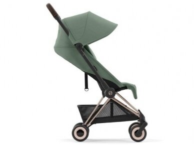 Cybex Coya stroller Leaf Green, frame rose gold 4