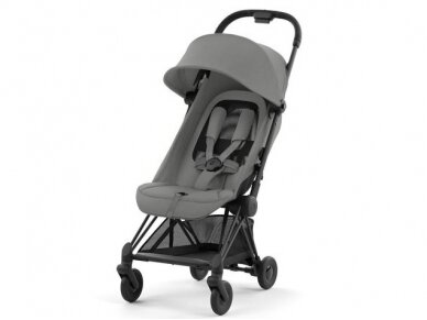 Cybex Coya stroller Mirage Grey, matt black frame 2