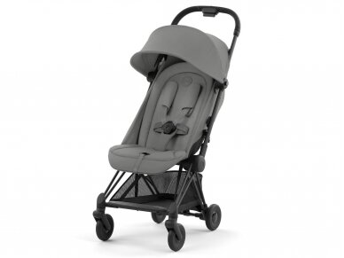 Cybex Coya stroller Mirage Grey, matt black frame