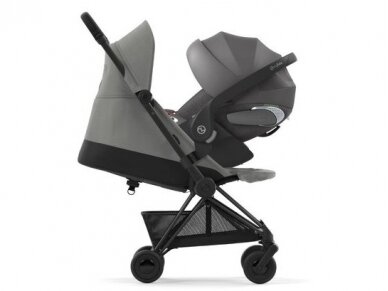 Cybex Coya stroller Mirage Grey, matt black frame 5