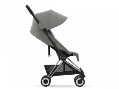 Cybex Coya vežimėlis Mirage Grey, chrome brown frame 4