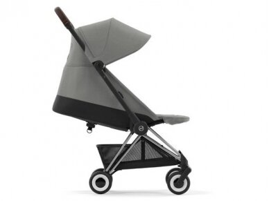 Cybex Coya vežimėlis Mirage Grey, chrome brown frame 5