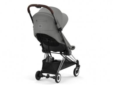 Cybex Coya vežimėlis Mirage Grey, chrome brown frame 6