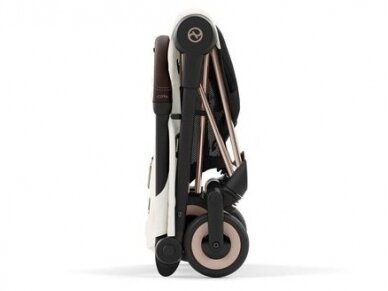 Cybex Coya stroller Off White, rosegold frame 6