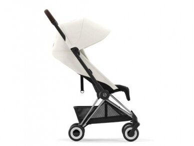 Cybex Coya stroller Off White, chrome brown frame 3