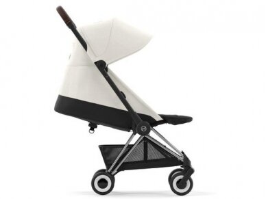 Cybex Coya stroller Off White, chrome brown frame 4