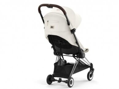 Cybex Coya stroller Off White, chrome brown frame 5