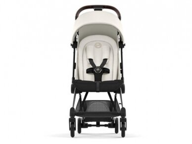 Cybex Coya stroller Off White, chrome brown frame 1