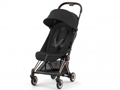 Cybex Coya stroller Sepia Black, rosegold frame