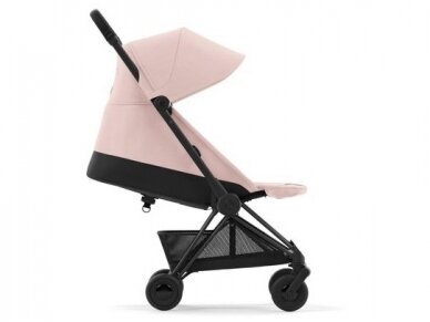 Cybex Coya stroller Peach Pink, matt black frame 2