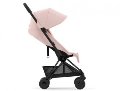 Cybex Coya stroller Peach Pink, matt black frame 1